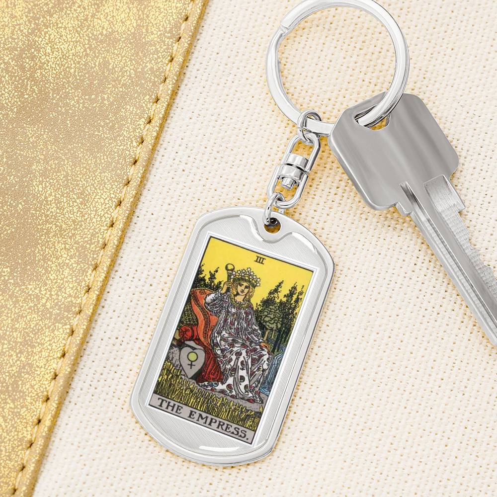 Tarot Card Keychain