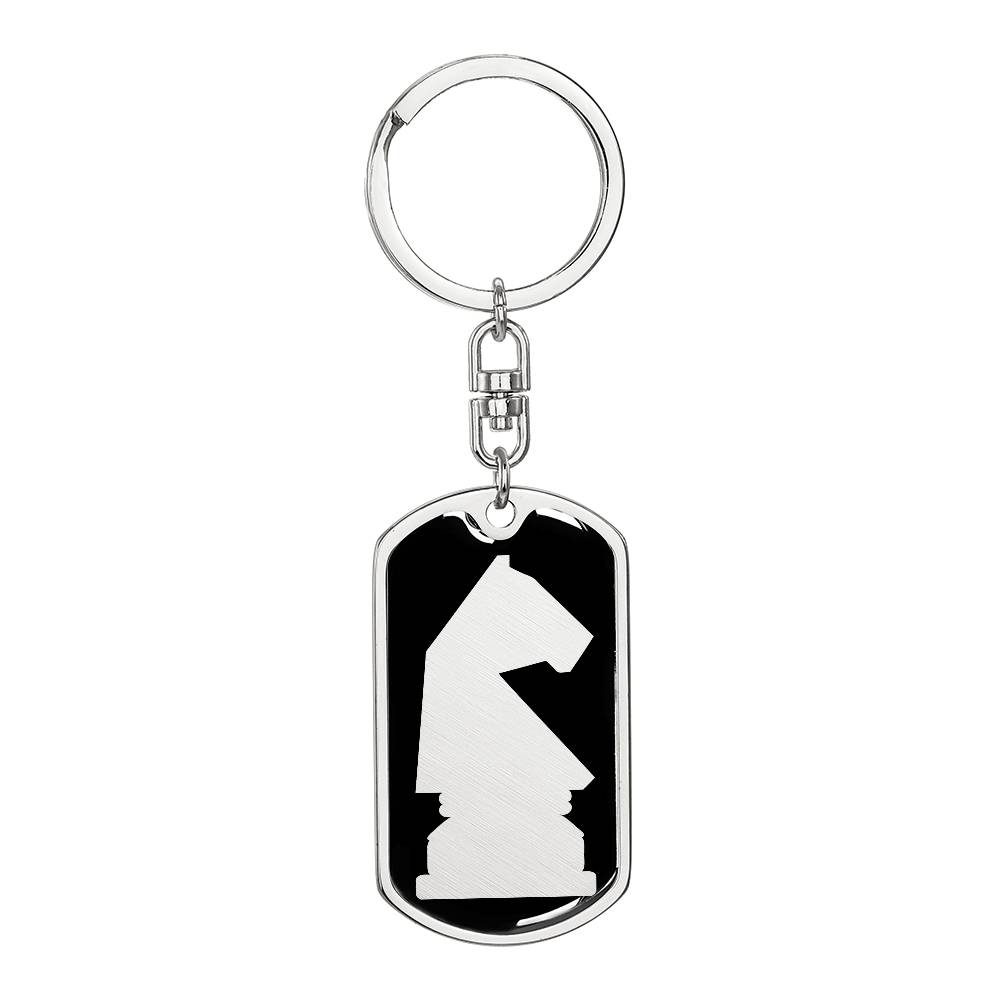 Chess Knight Keychain