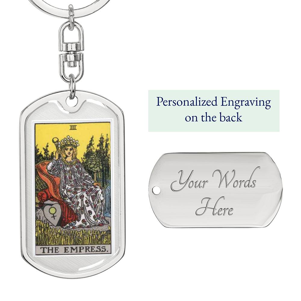 Tarot Card Keychain