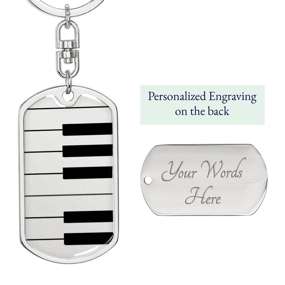 Piano Keychain