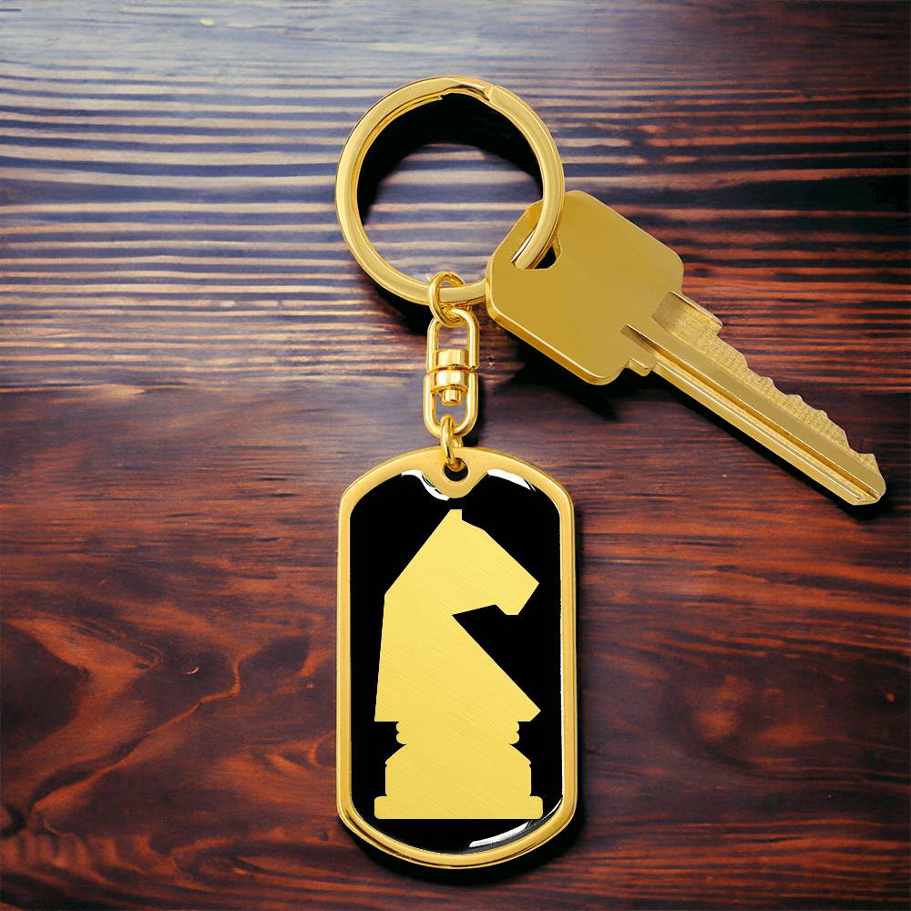 Chess Knight Keychain