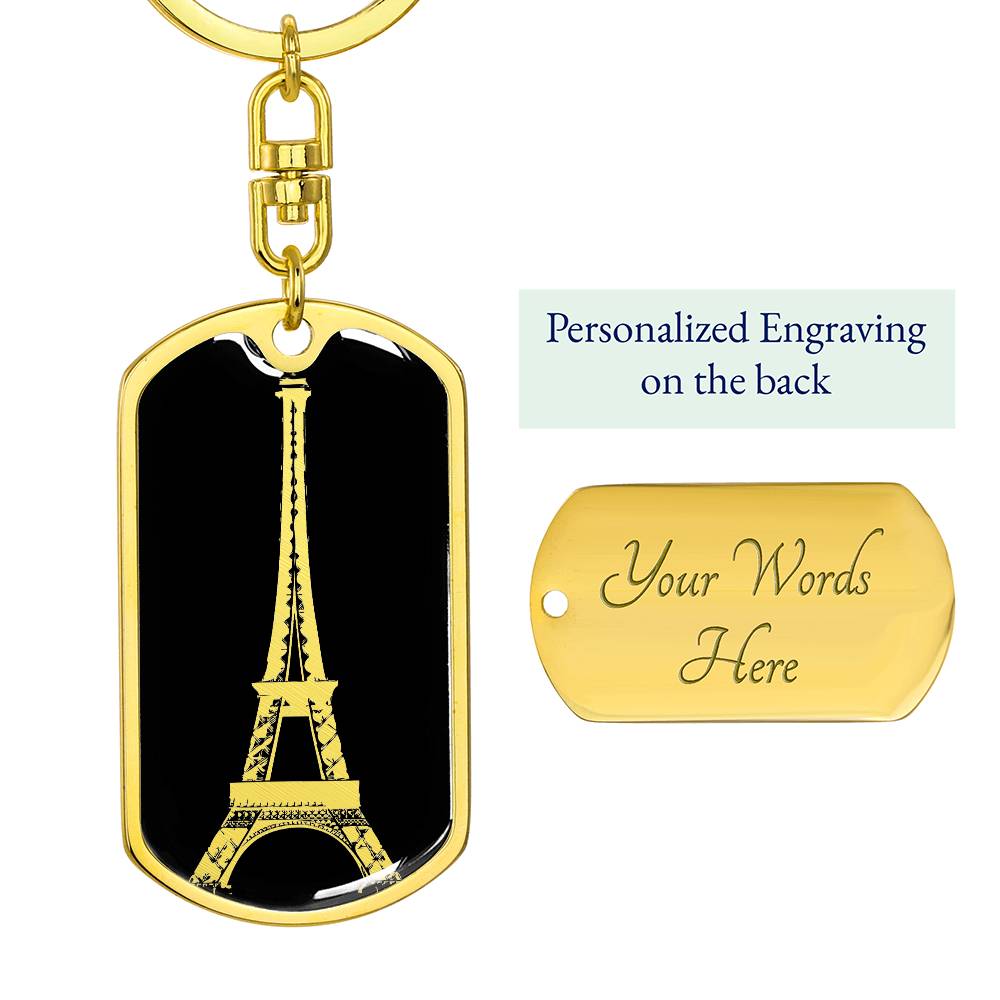 Eiffel Tower Keychain
