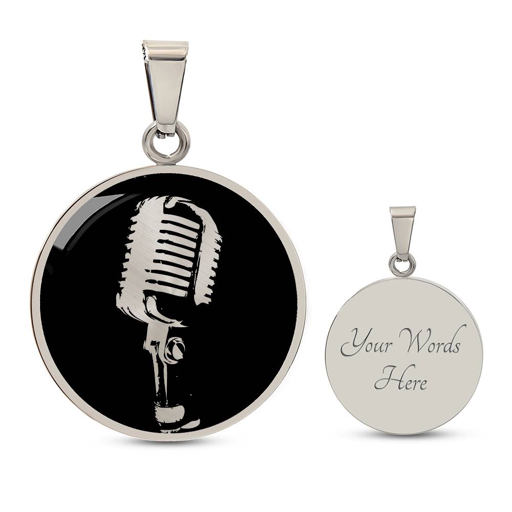 Microphone Necklace