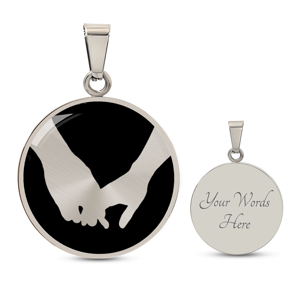 Grasping Hands Necklace