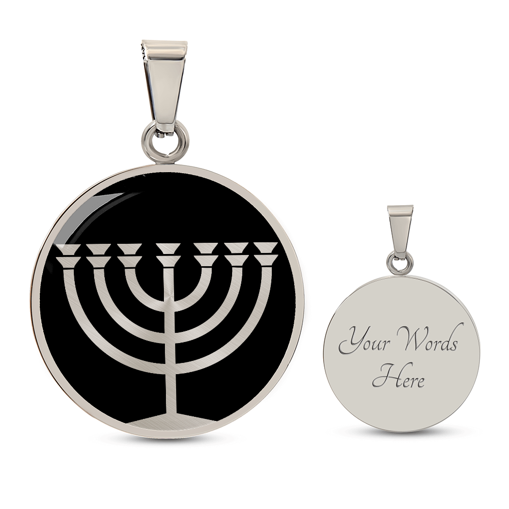 Menorah Necklace