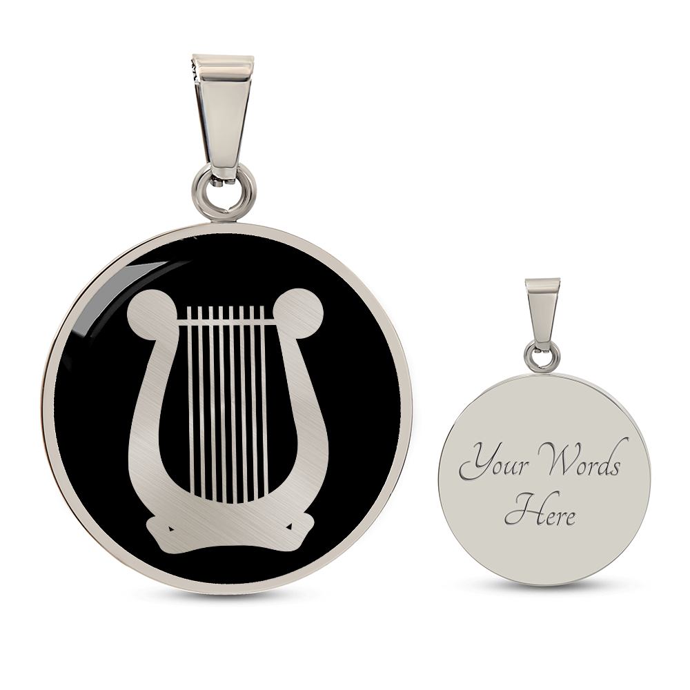 Lyre Necklace