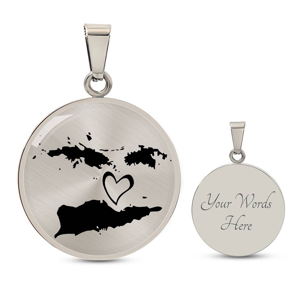 St Thomas US Virgin Island Necklace