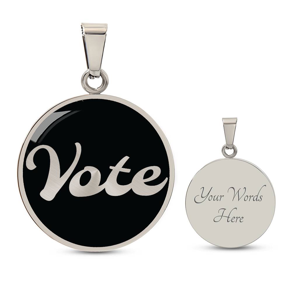 Vote Necklace