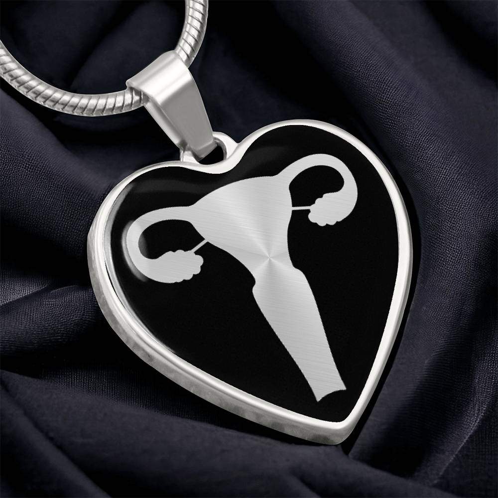 Uterus Heart Necklace