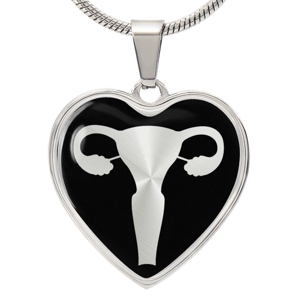 Uterus Heart Necklace