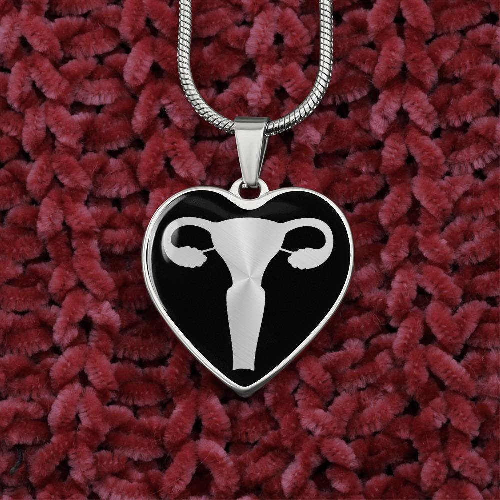 Uterus Heart Necklace