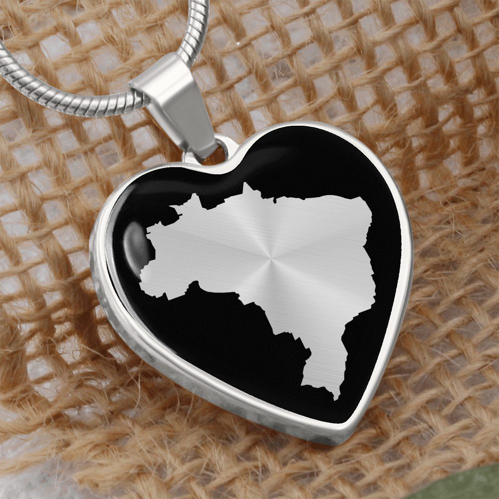 Brazil Map Necklace