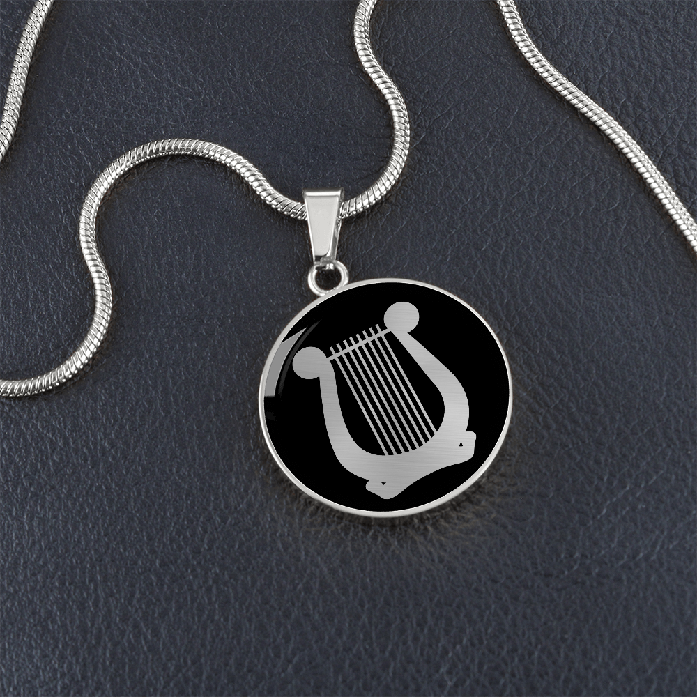 Lyre Necklace