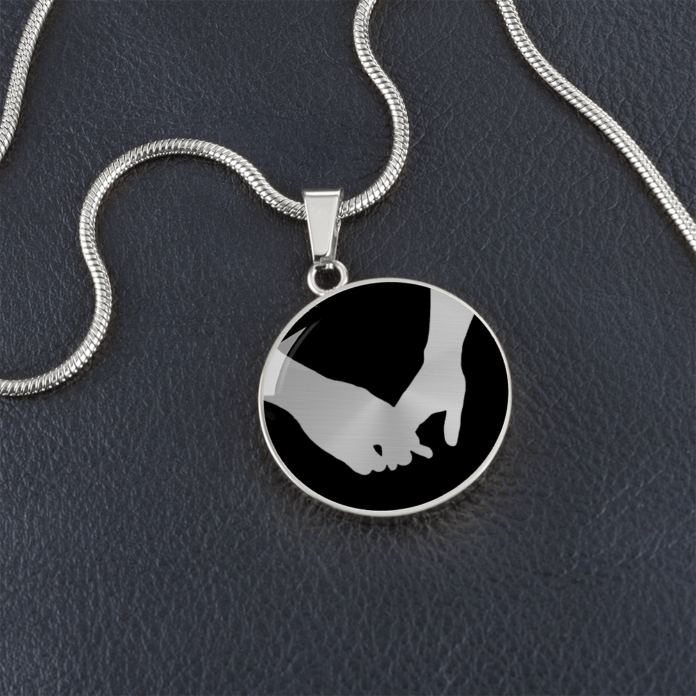 Grasping Hands Necklace
