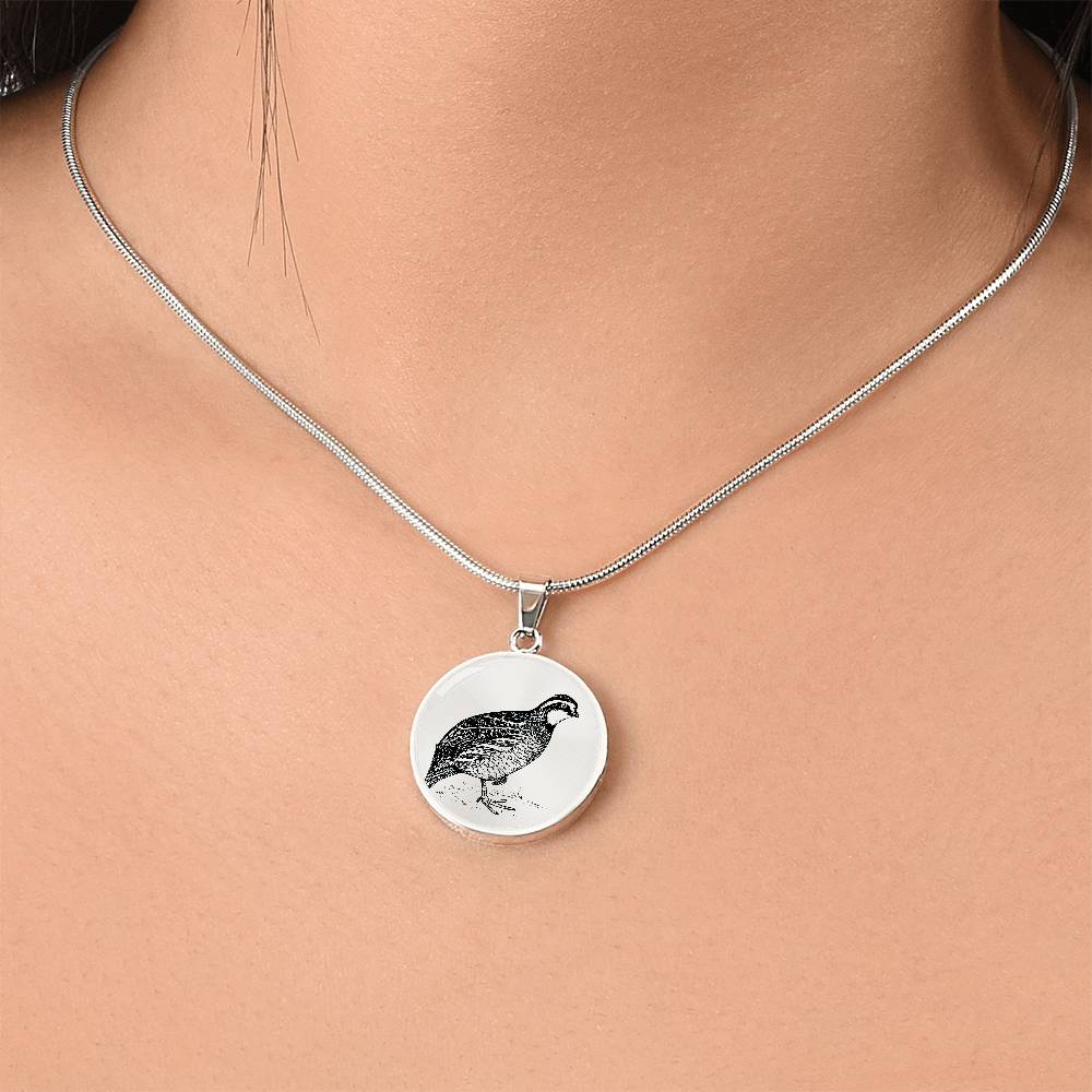 Quail Necklace