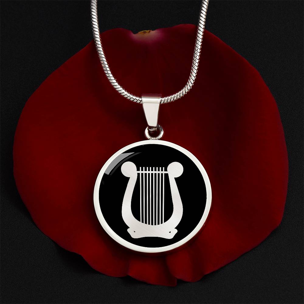 Lyre Necklace