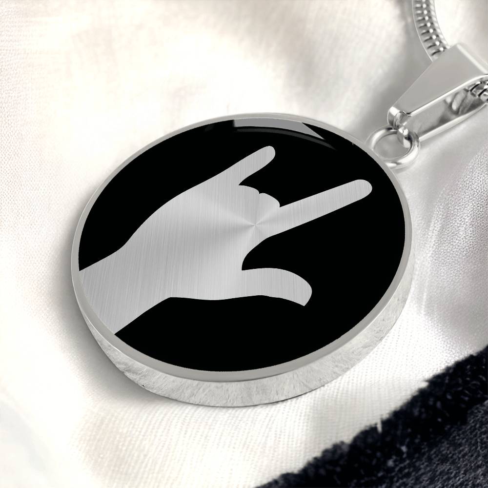 ILY I love you Sign language Necklace