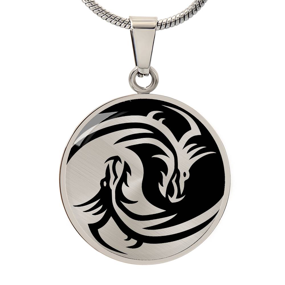 Two Dragon Pendant