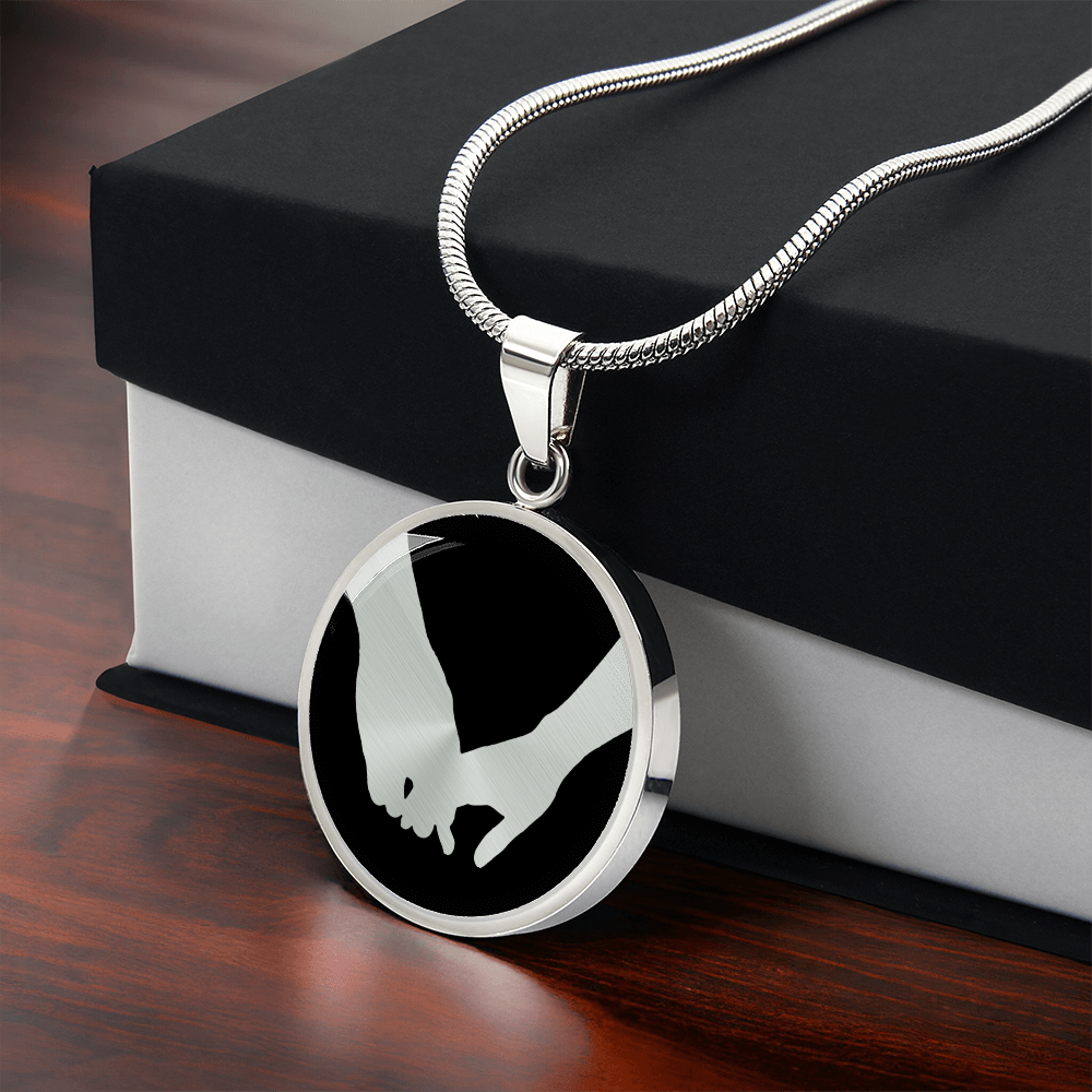 Grasping Hands Necklace