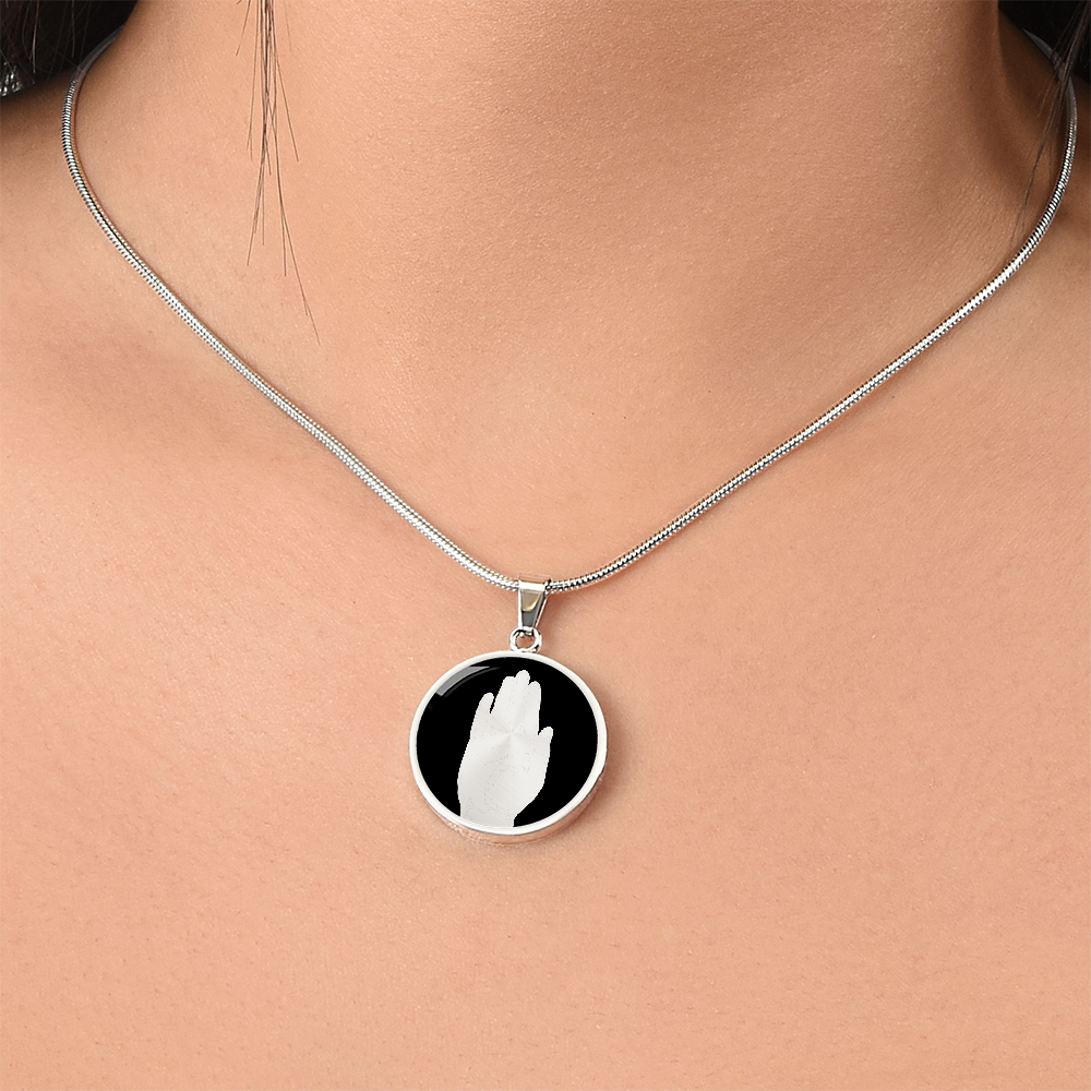 Abhaya hand Necklace