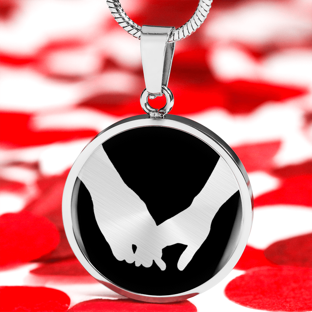 Grasping Hands Necklace