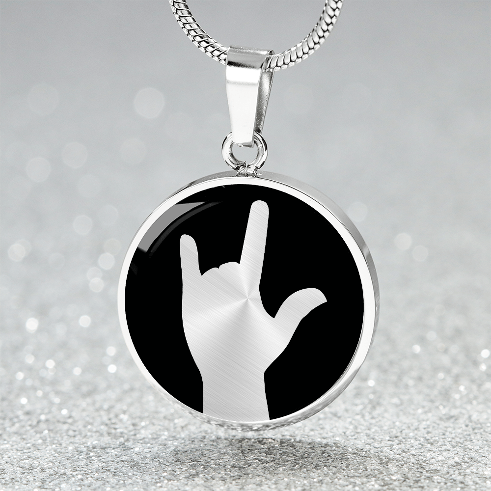 ILY I love you Sign language Necklace