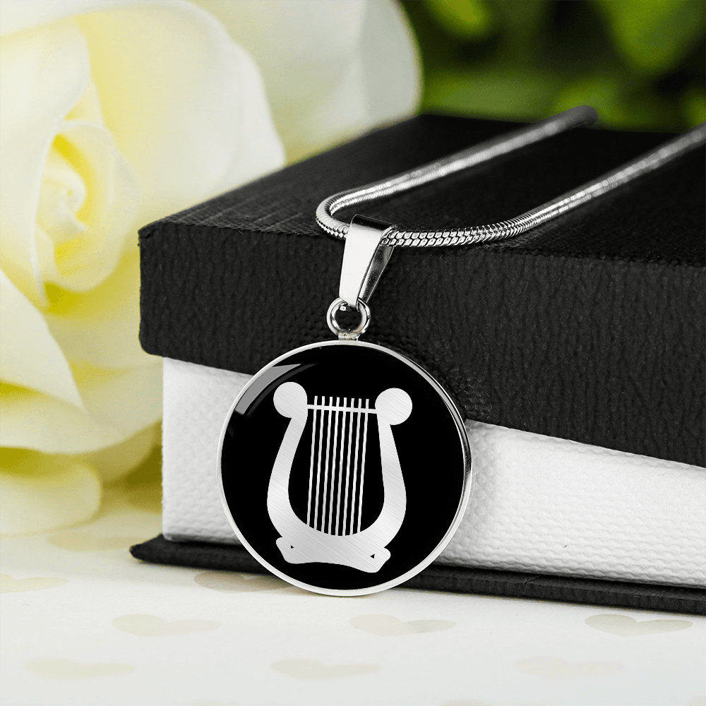 Lyre Necklace