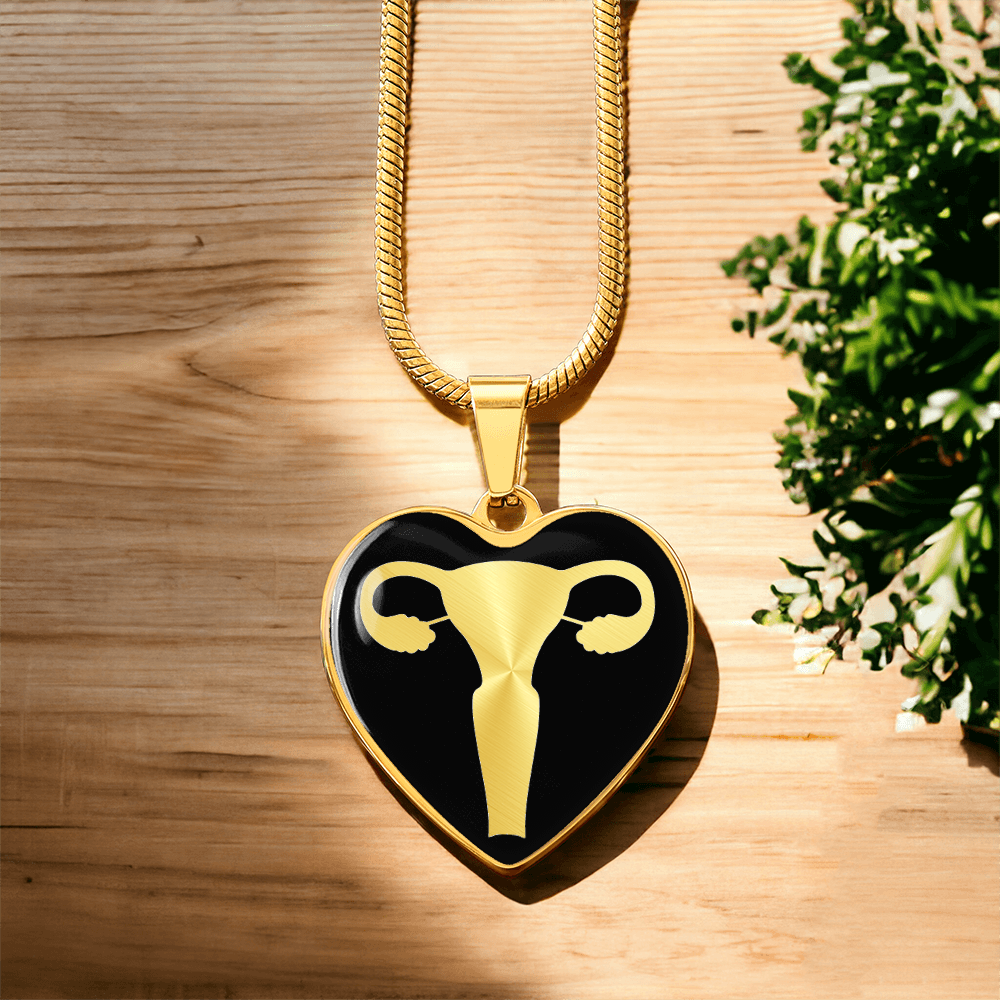 Uterus Heart Necklace