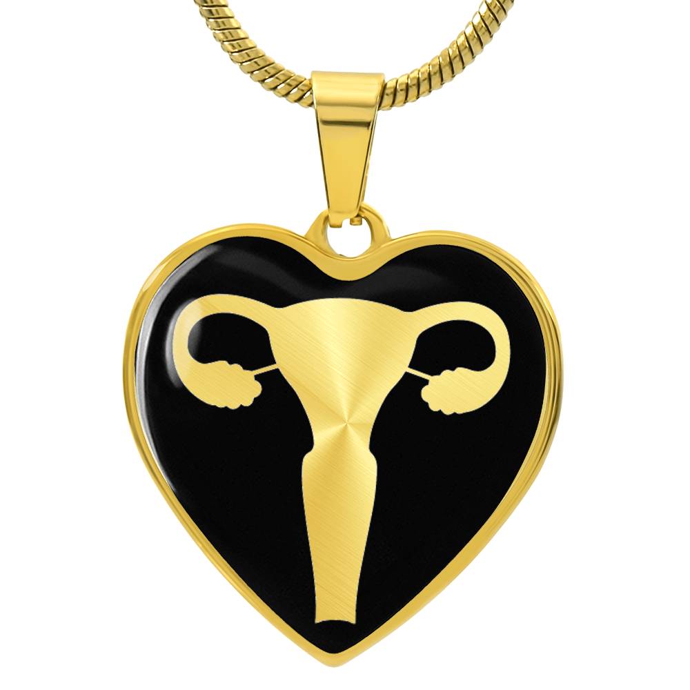 Uterus Heart Necklace