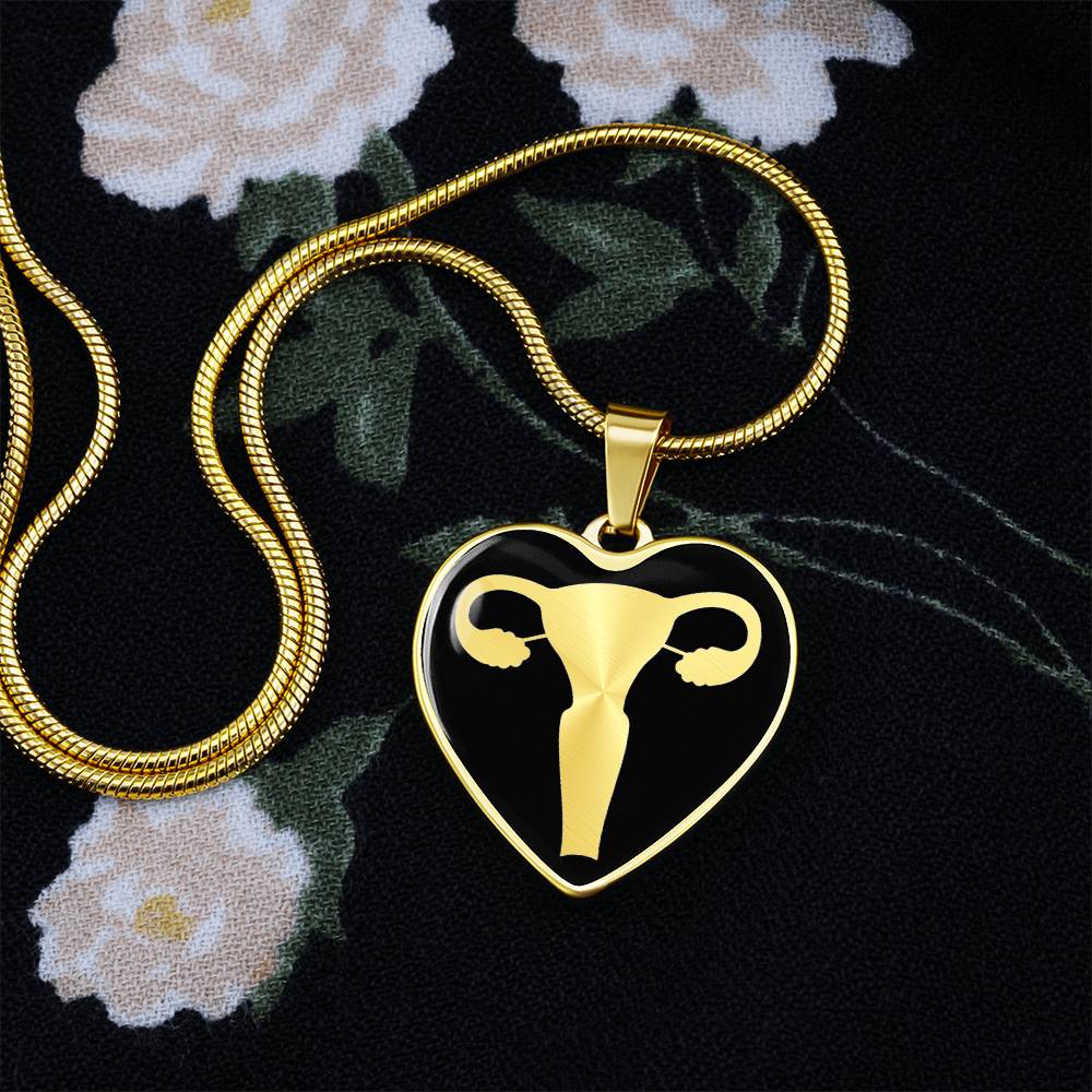 Uterus Heart Necklace
