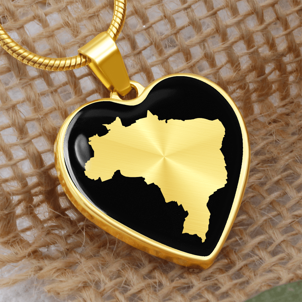 Brazil Map Necklace