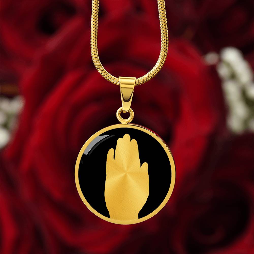Abhaya hand Necklace