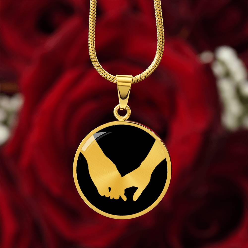 Grasping Hands Necklace