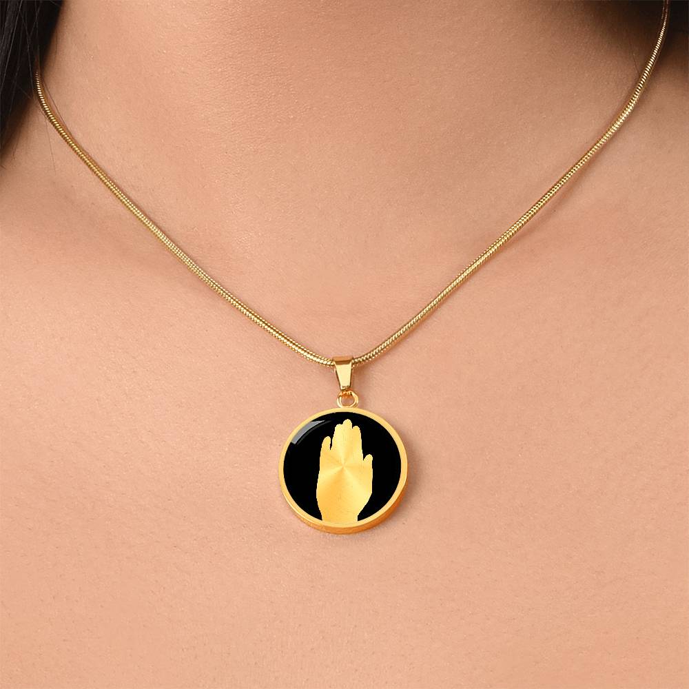 Abhaya hand Necklace