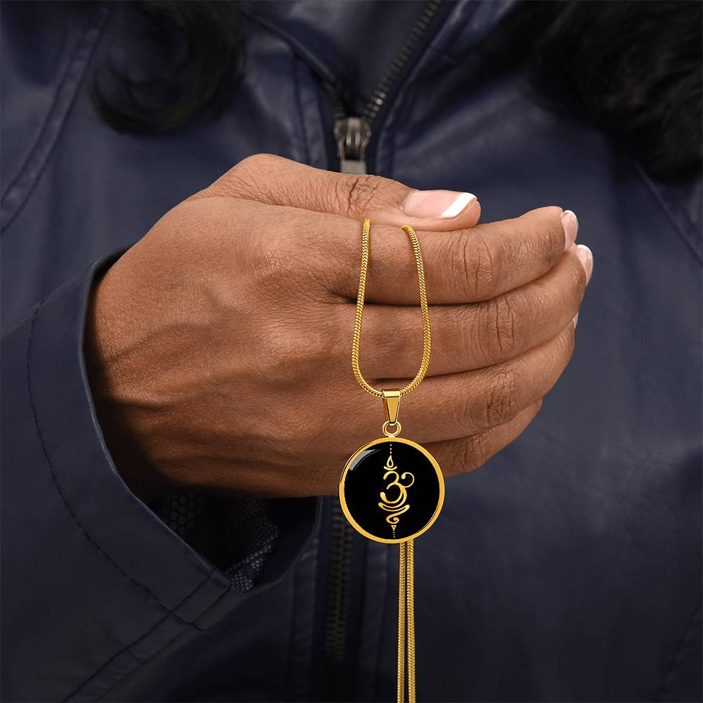 Breathe Symbol Necklace