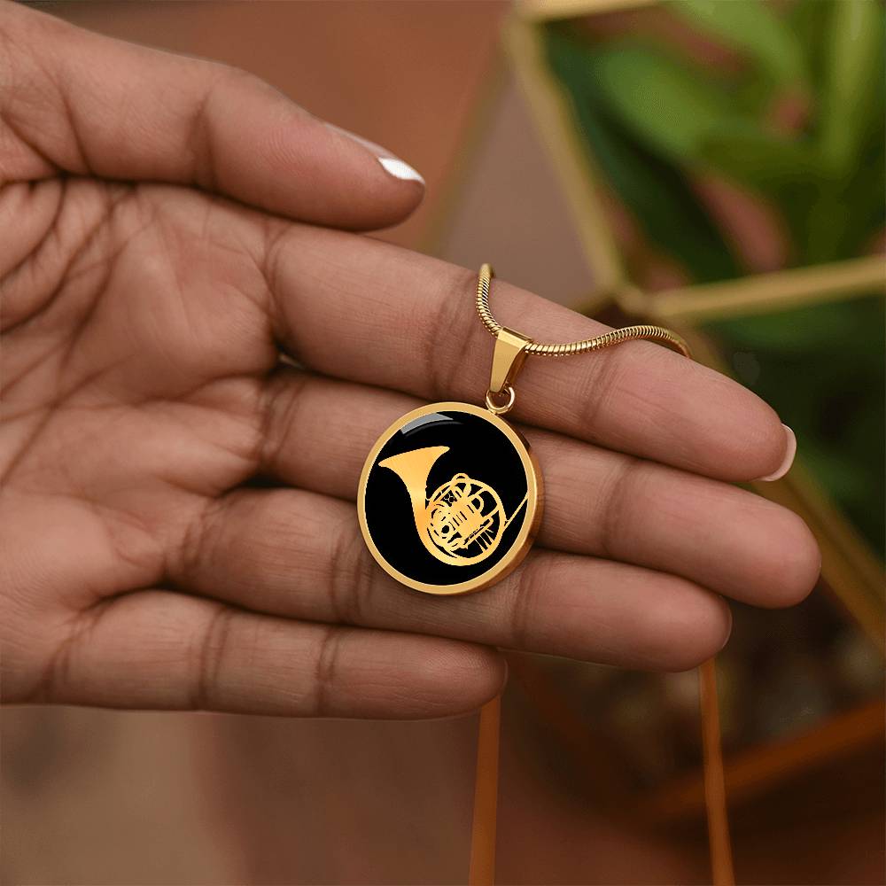 French horn Necklace