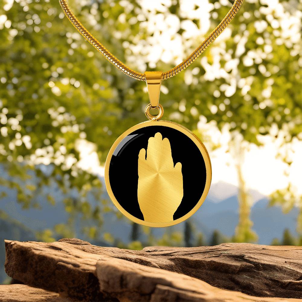 Abhaya hand Necklace