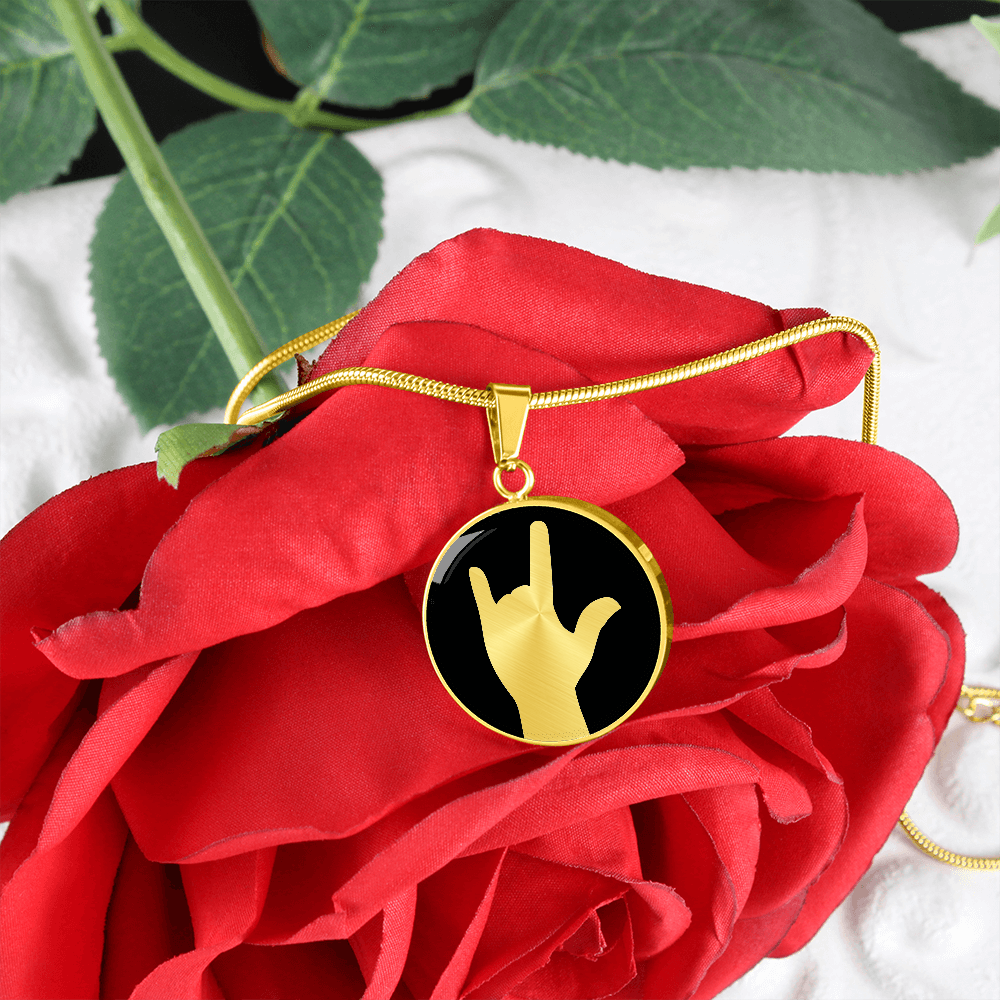 ILY I love you Sign language Necklace