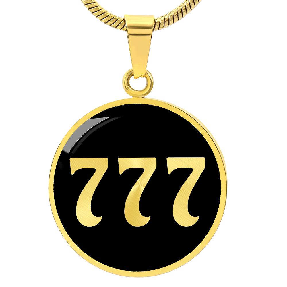 777 Angel number Necklace