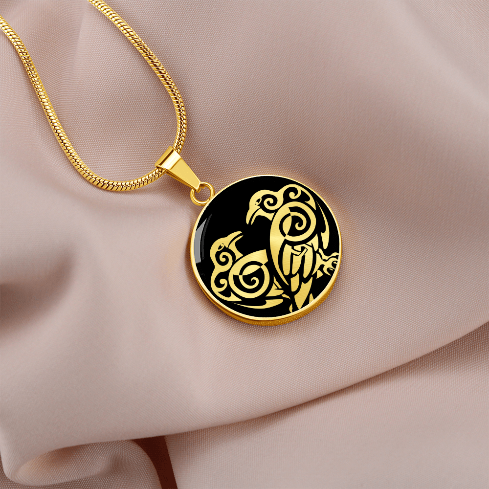 Huginn and Muninn Necklace