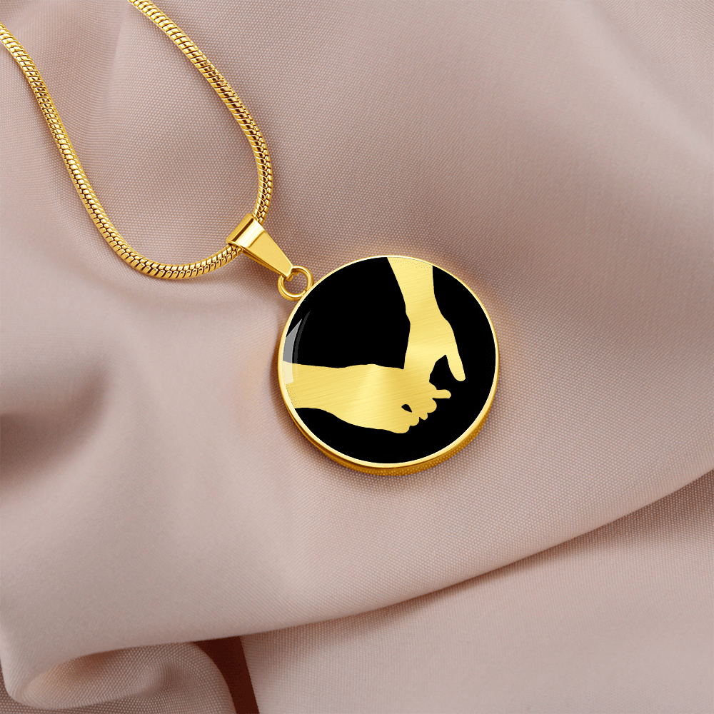 Grasping Hands Necklace