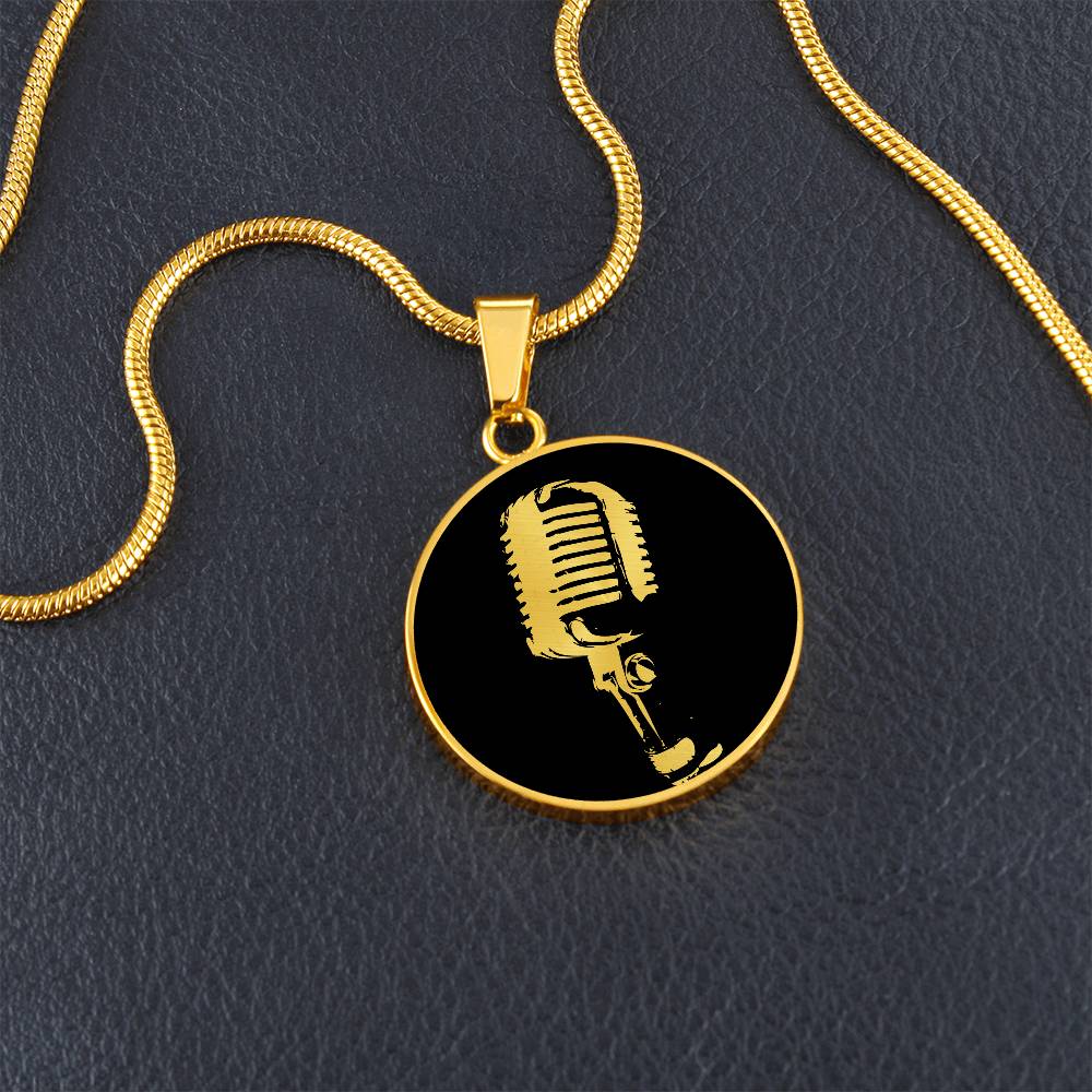 Microphone Necklace