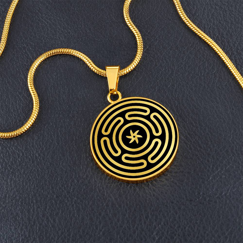 Hecate Wheel Necklace