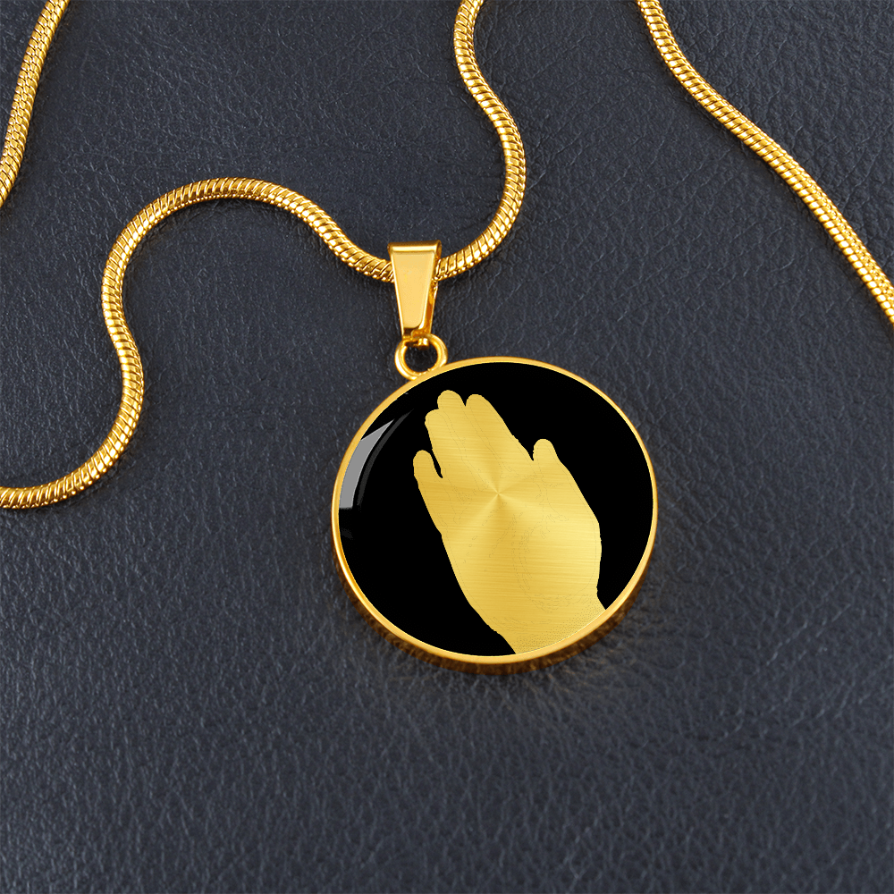 Abhaya hand Necklace
