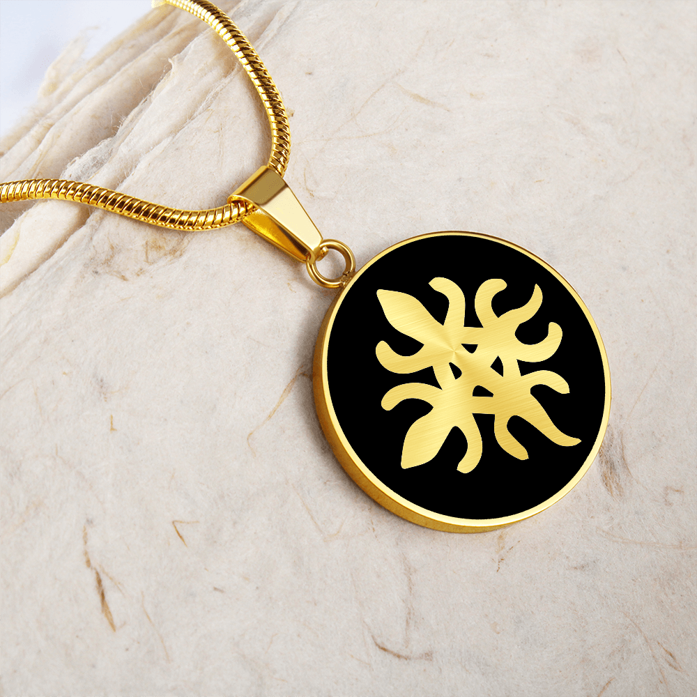 Funtumfunefu Denkyemfunefu Necklace