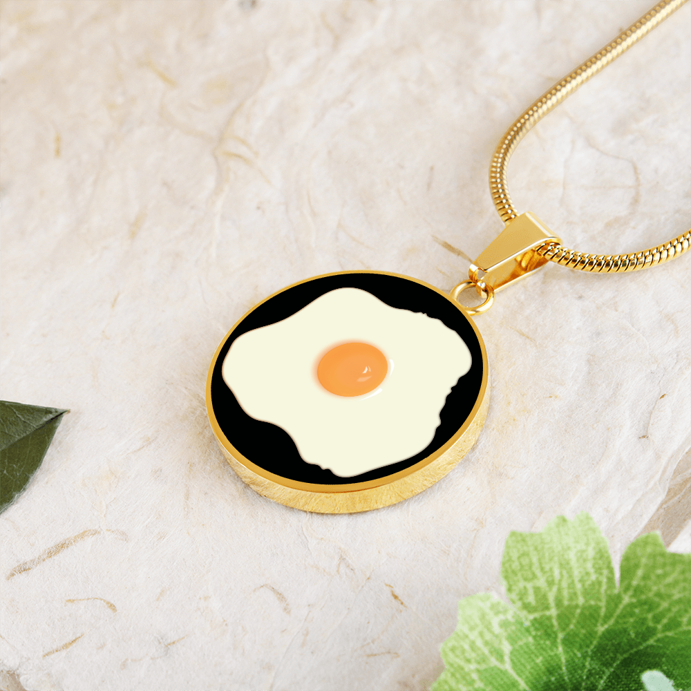 Fried Egg Necklace