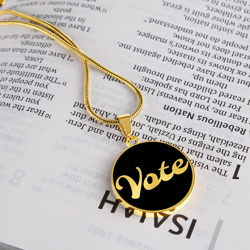 Vote Necklace