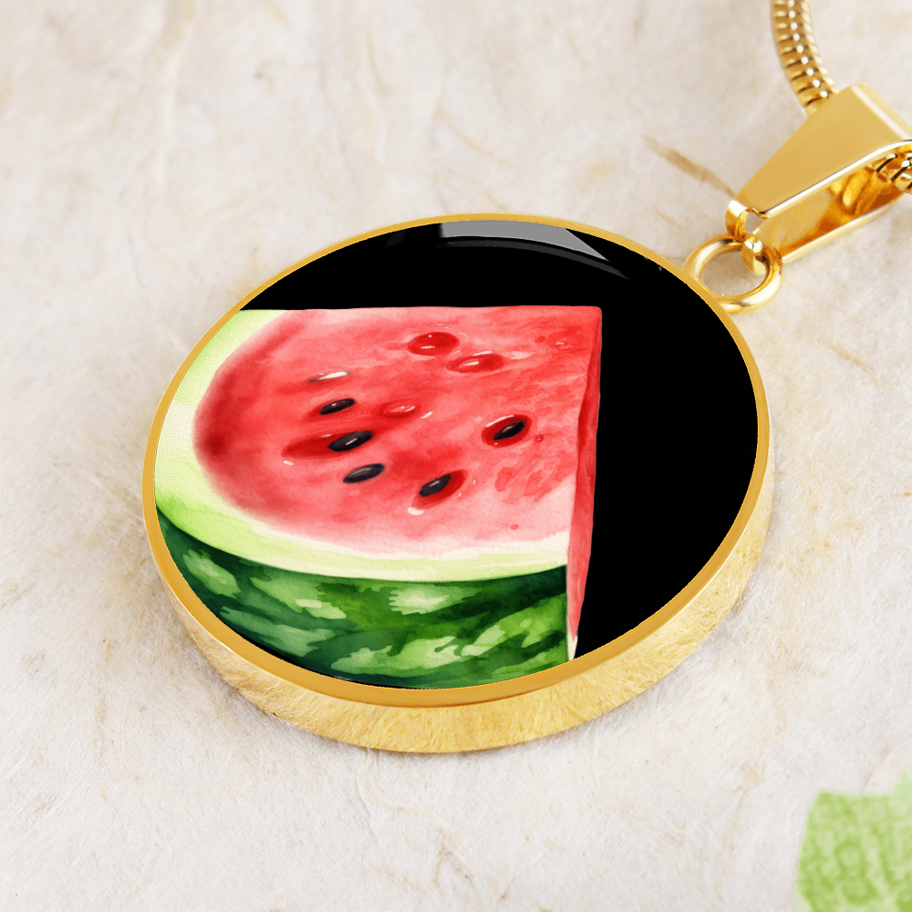 Watermelon Slice Necklace
