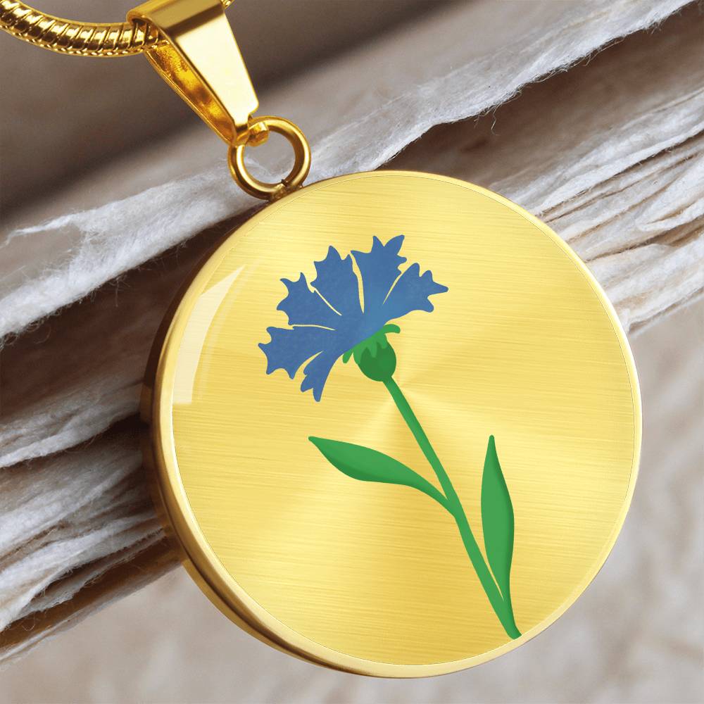 Cornflower Necklace