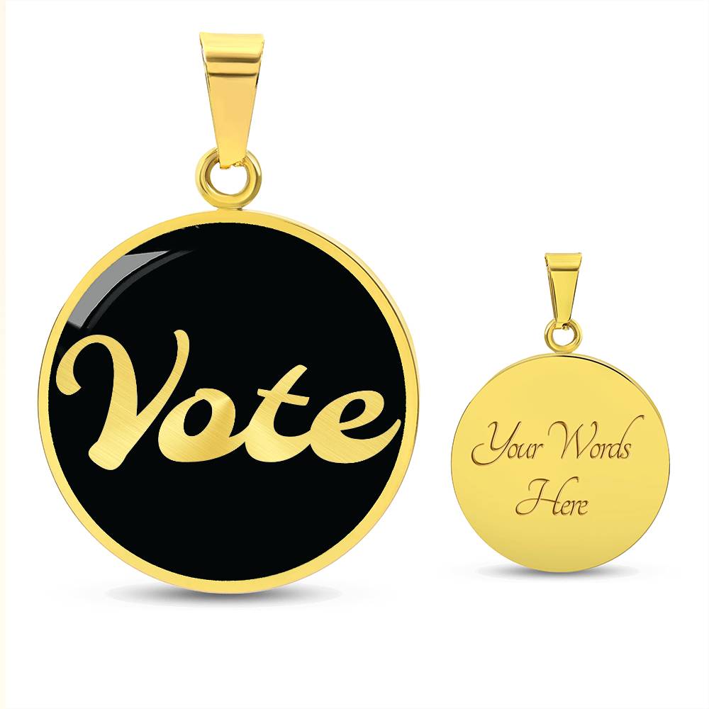 Vote Necklace